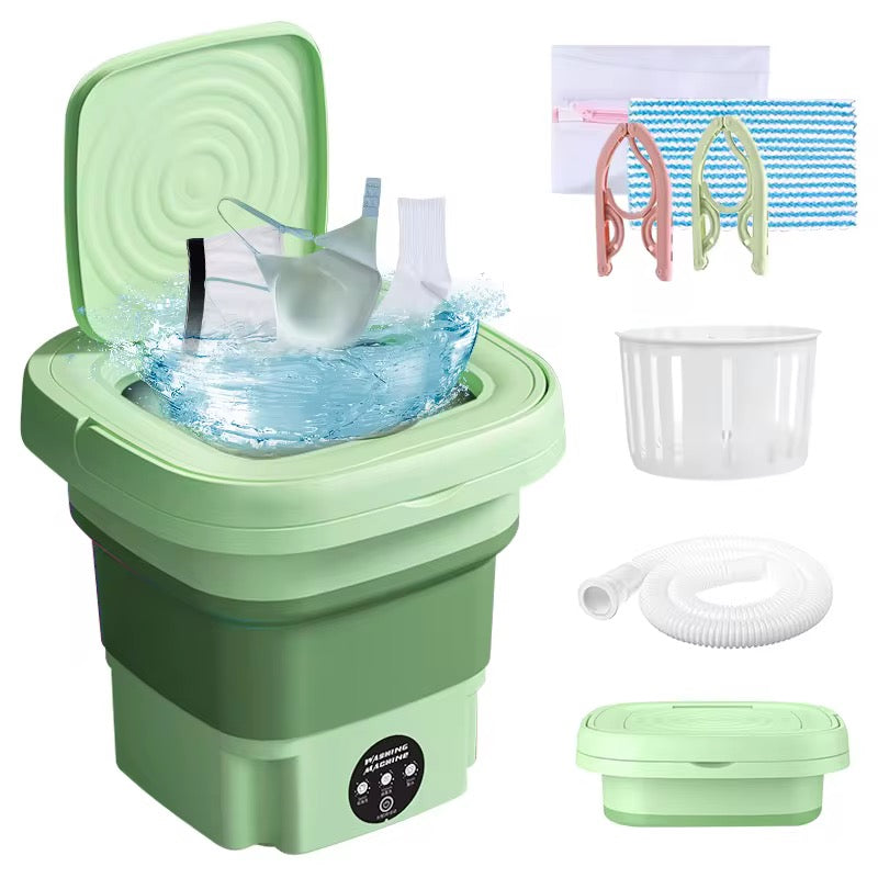 Mini machine à laver (pour vêtements léger) avec essorage à sec