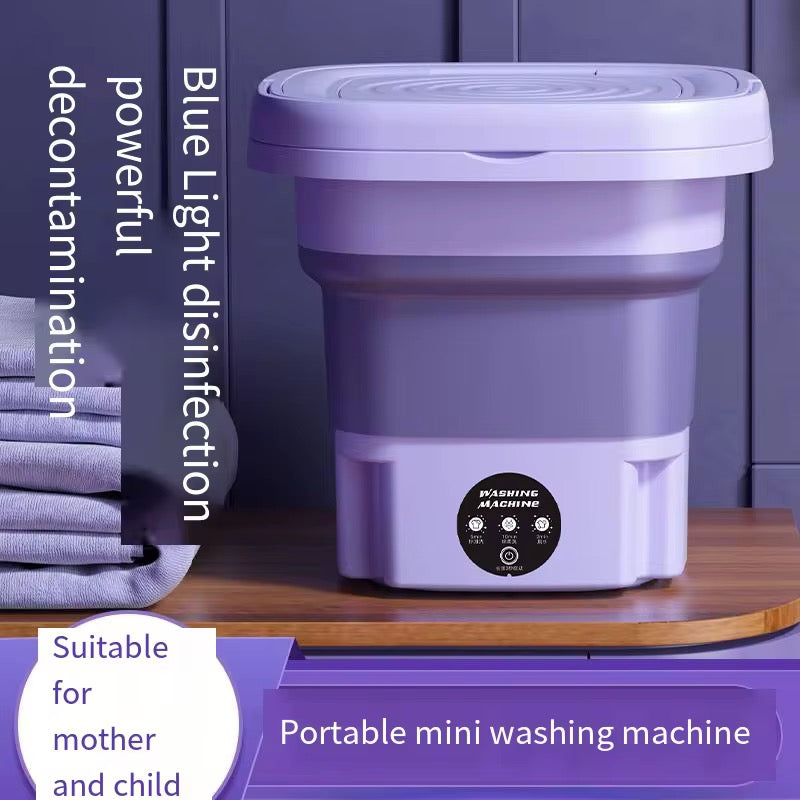 Mini machine à laver (pour vêtements léger) avec essorage à sec