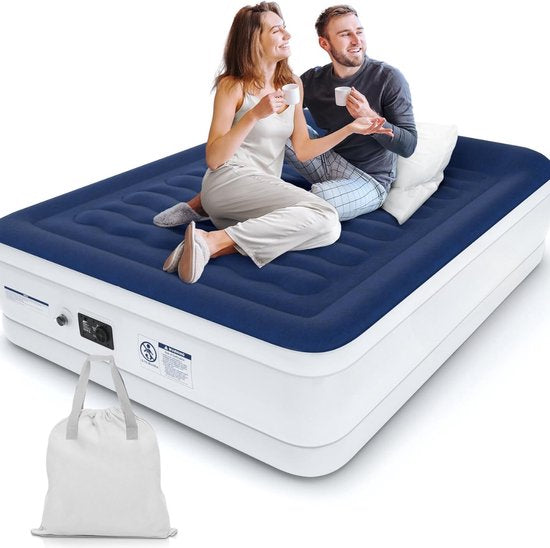 matelas gonflable (épaisseur 40 cm) automatique avec pompe rechargeable intégrée 2025