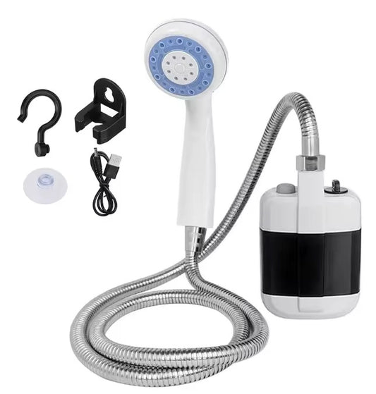 Pommeau de douche rechargeable portable