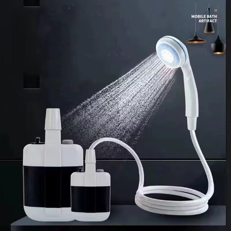 Pommeau de douche rechargeable portable