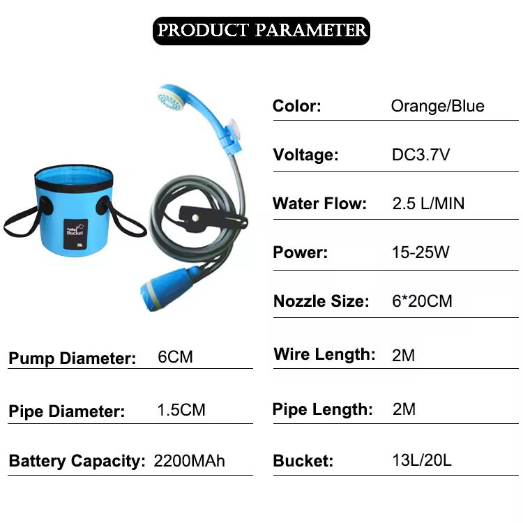 Pommeau rechargeable